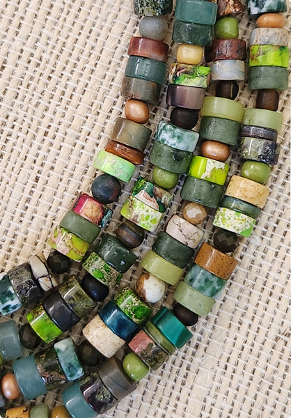 שרשרת פורטו משולשת ירוקה